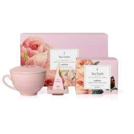 Ekskluzywny zestaw prezentowy, upominkowy Tea Forte - Jardin z filiżanką, 20722