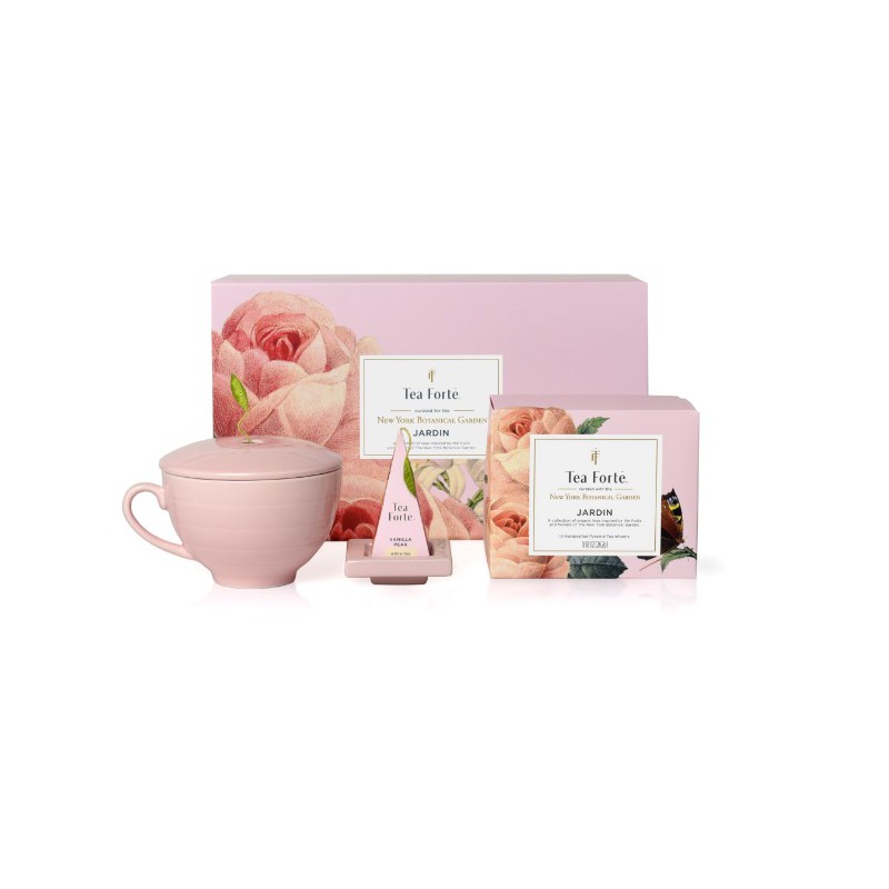 Ekskluzywny zestaw prezentowy, upominkowy Tea Forte - Jardin z filiżanką, 20722 Ekskluzywny zestaw prezentowy, upominkowy Tea Forte - Jardin z filiżanką, 20722