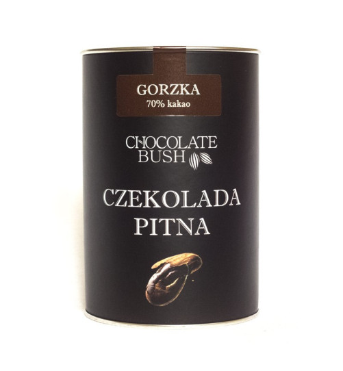 Czekolada pitna Chocolate Bush - gorzka 70% kakao, 200g