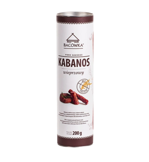 Kabanosy wieprzowe w tubie Bacówka, 200g