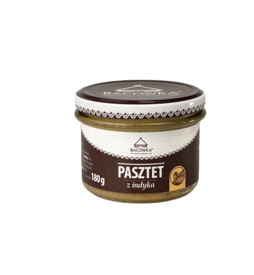 Pasztet z indyka Bacówka, 180g