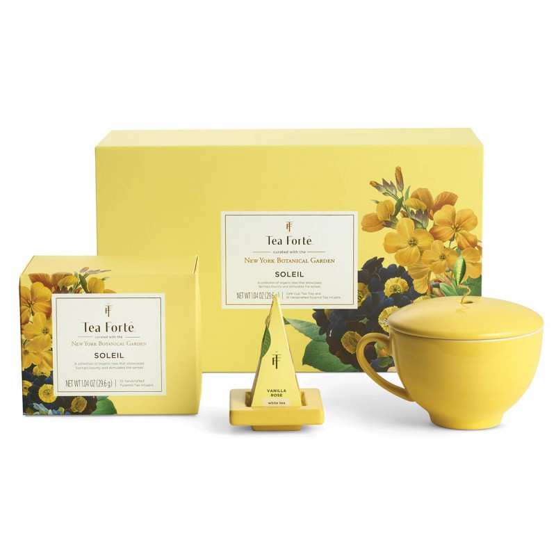 Ekskluzywny Zestaw prezentowy, upominkowy Tea Forte - Soleil z filiżanką, herbata 20725