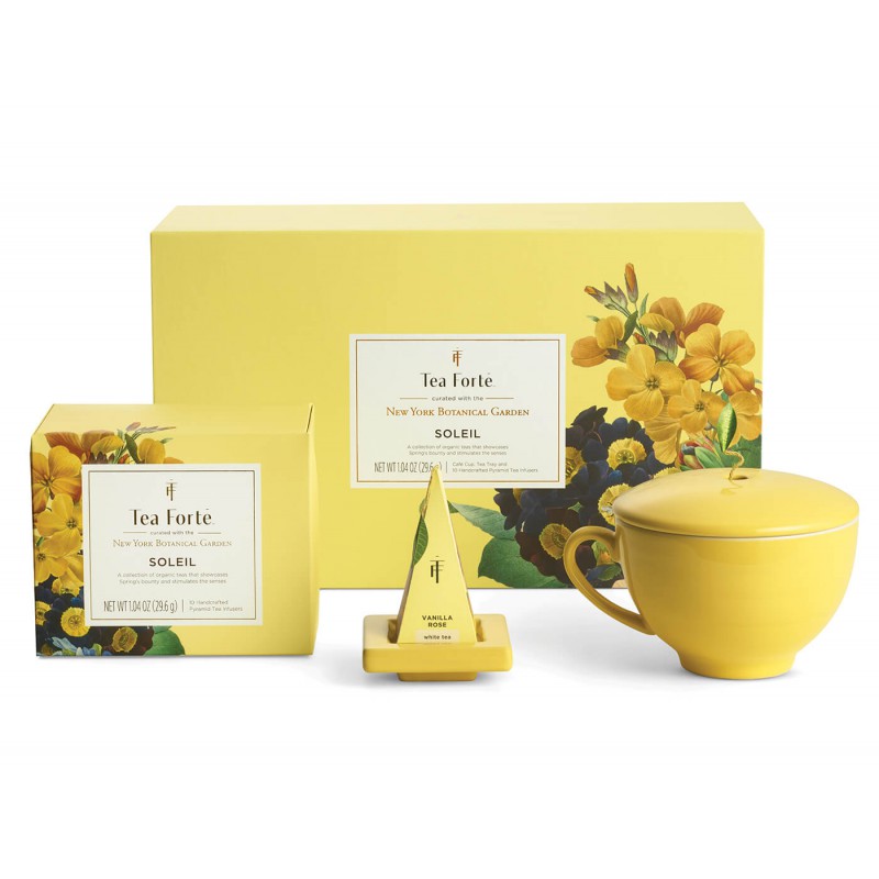 Ekskluzywny Zestaw prezentowy, upominkowy Tea Forte - Soleil z filiżanką, herbata 20725 Ekskluzywny Zestaw prezentowy, upominkowy Tea Forte - Soleil z filiżanką, herbata 20725
