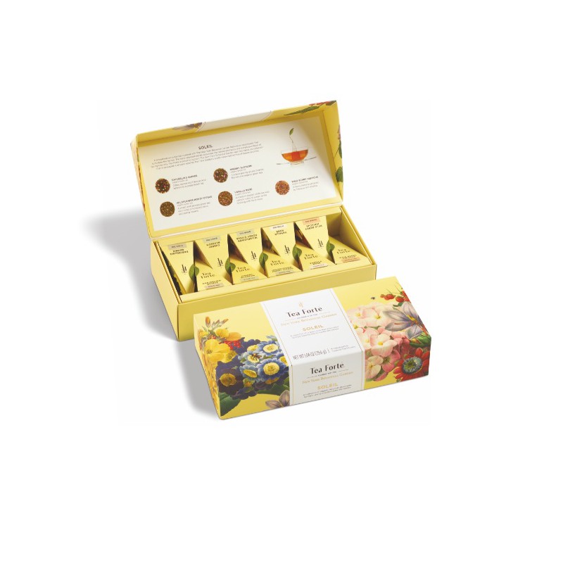 Zestaw prezentowy Tea Forte - Soleil - 10 piramidek, 5 rodzai, herbata 13481 Zestaw prezentowy Tea Forte - Soleil - 10 piramidek, 5 rodzai, herbata 13481