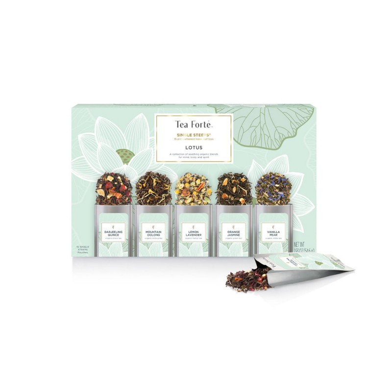 Zestaw prezentowy Tea Forte - Lotus - 15 saszetek, herbata 17866 Zestaw prezentowy Tea Forte - Lotus - 15 saszetek, herbata 17866