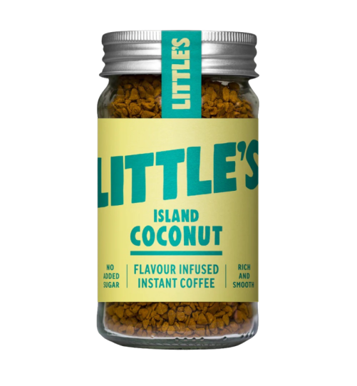 Kawa smakowa, rozpuszczalna Little's Island Coconut - Kokosowa, 50g