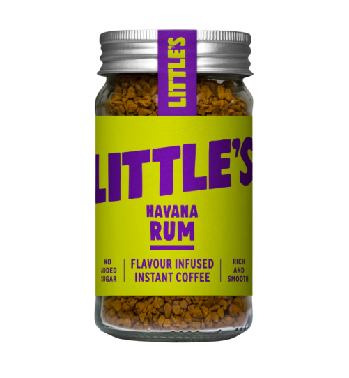 Kawa smakowa, rozpuszczalna Little's Havana Rum - Rum Hawański, 50g
