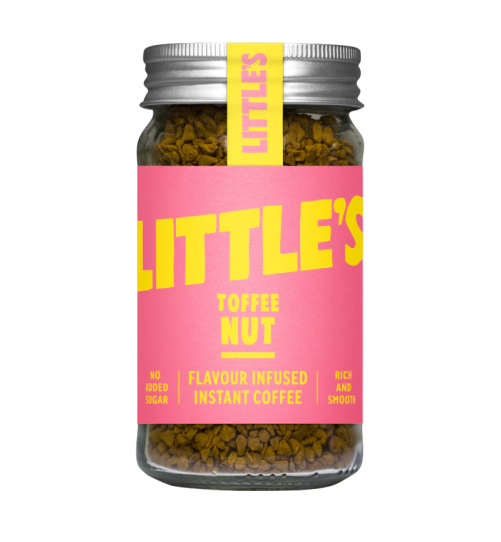 Kawa smakowa, rozpuszczalna Little's Toffee Nut - Tofi&Orzech, 50g