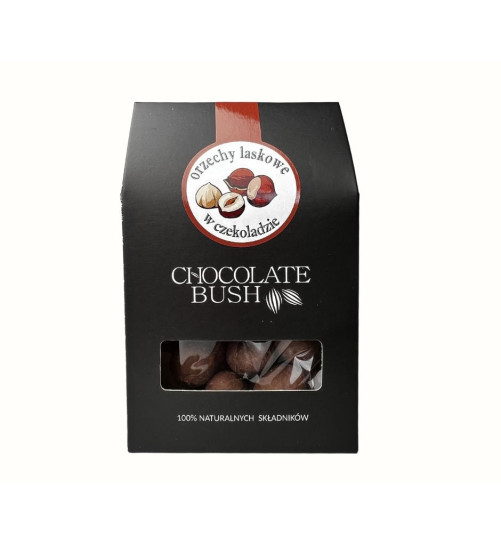 Orzechy laskowe Chocolate Bush w czekoladzie mlecznej, 50g