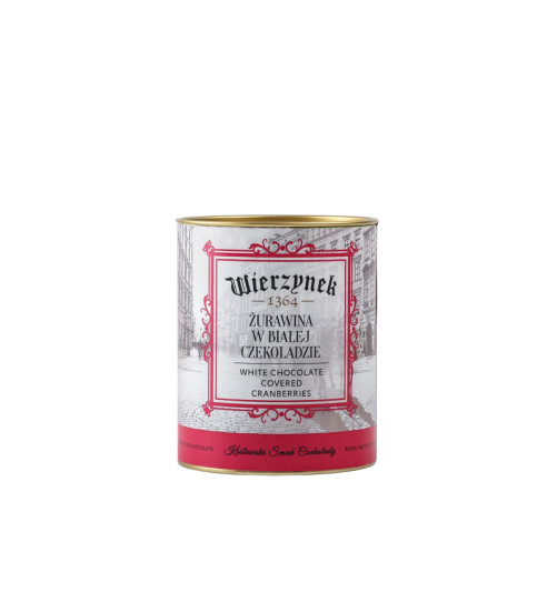 Żurawina w białej czekoladzie Wierzynek w mini tubie, 100g