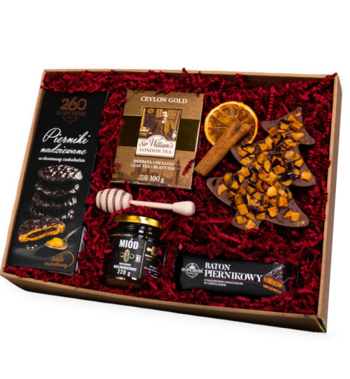 Box prezentowy, kosz świąteczny - "Amadea"