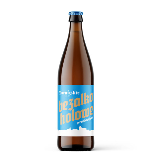 Piwo Toruńskie bezalkoholowe 500ml - piernikowe, jasne