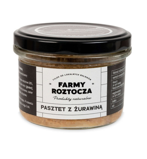 Pasztet Farmy Roztocza - z żurawiną, 180g