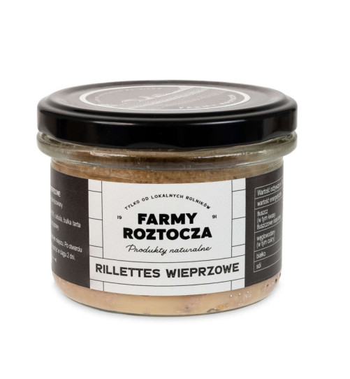 Rilettes wieprzowe Farmy Roztocza, 180g