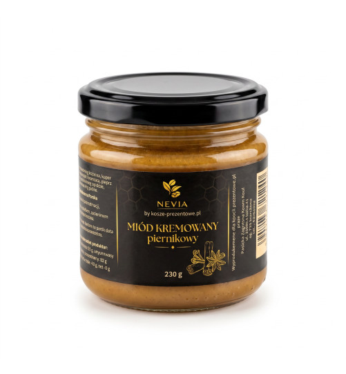 Miód kremowany Nevia - Świąteczny piernikowy, 230g