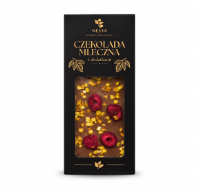 Czekolada mleczna Nevia z dodatkami 85g - Wiśnia & Mango