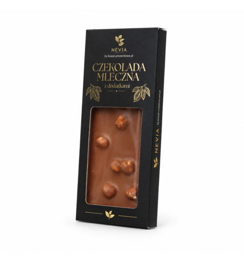 Czekolada mleczna Nevia z dodatkami 85g - orzech laskowy