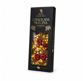 Czekolada mleczna Nevia z dodatkami 85g - Wiśnia & Mango