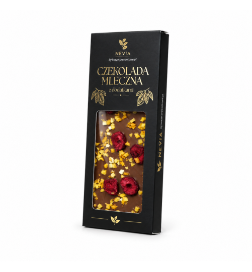 Czekolada mleczna Nevia z dodatkami 85g - Wiśnia & Mango