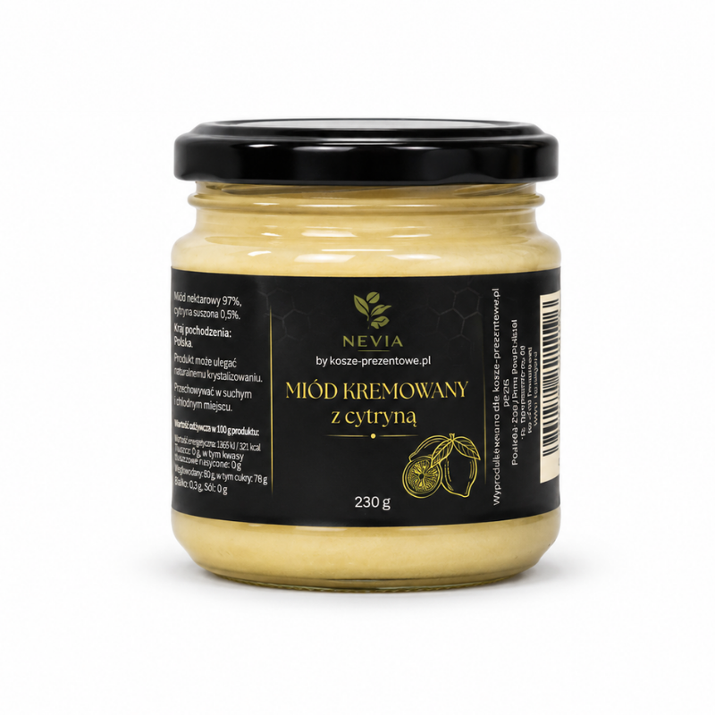 Miód kremowany Nevia - z cytryną, 230g