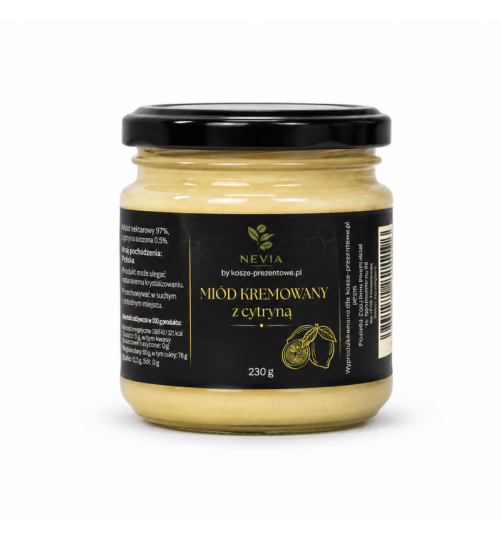 Miód kremowany Nevia - z cytryną, 230g