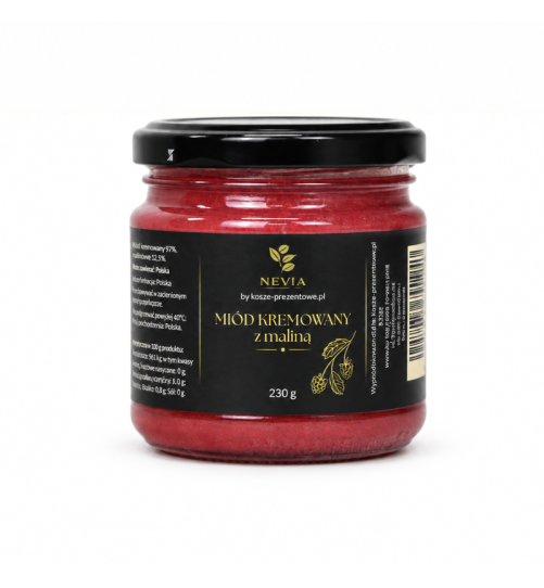 Miód kremowany Nevia - z maliną, 230g