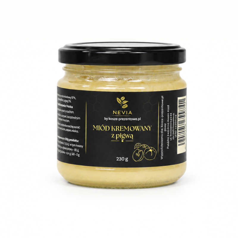 Miód kremowany Nevia - z pigwą, 230g Miód kremowany Nevia - z pigwą, 230g