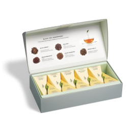 Zestaw prezentowy czarnych herbat Tea Forte - Black - 10 piramidek, 5 rodzai, herbata 13451