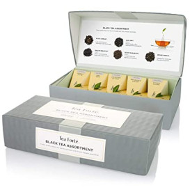 Zestaw prezentowy czarnych herbat Tea Forte - Black - 10 piramidek, 5 rodzai, herbata 13451