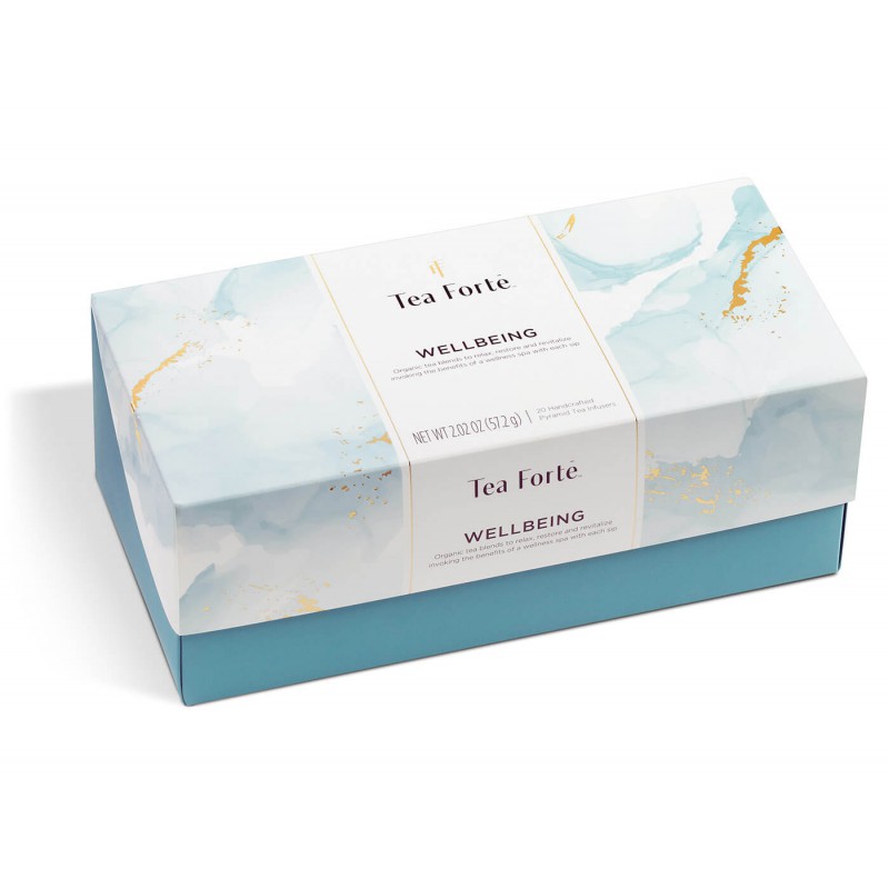 Zestaw prezentowy Tea Forte - Wellbeing - 20 piramidek, 5 rodzai herbat, herbata 13380 Zestaw prezentowy Tea Forte - Wellbeing - 20 piramidek, 5 rodzai herbat, herbata 13380