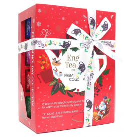 Świąteczny zestaw herbat English Tea Shop - Red Prism - 12 piramidek