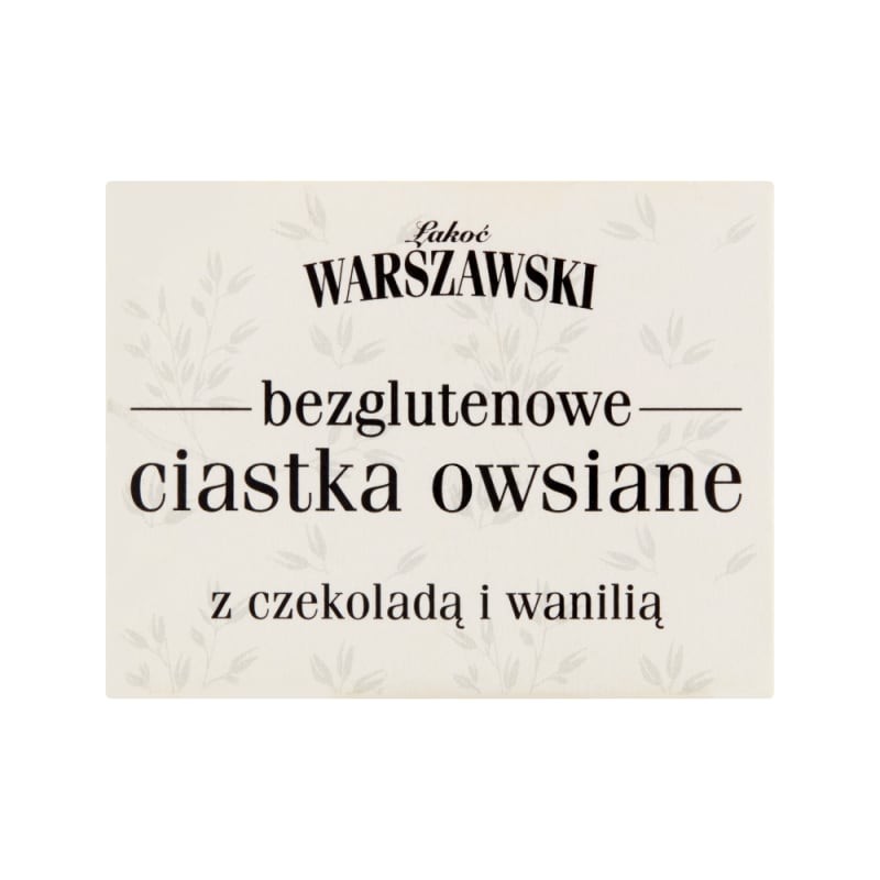 Łakoć WARSZAWSKI - Ciastka owsiane z czekoladą i wanilią