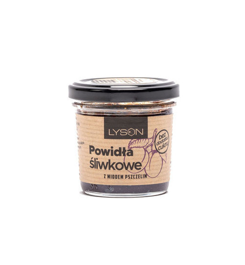 Powidła z miodem pszczelim Łysoń - śliwkowe, 100g
